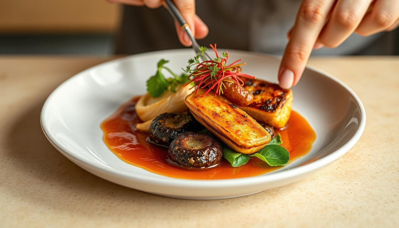 Seasonal meal prepared in a home kitchen