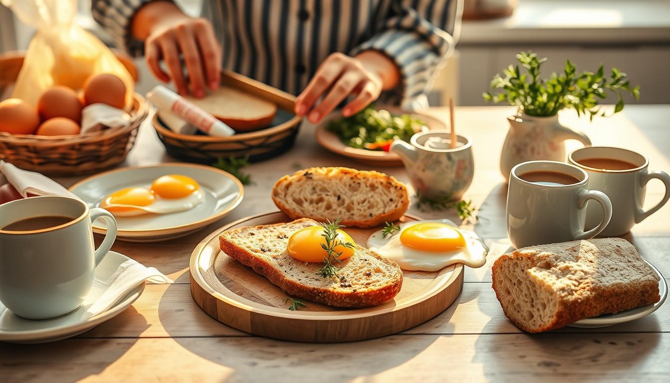 Fresh seasonal ingredients arranged for home cooking