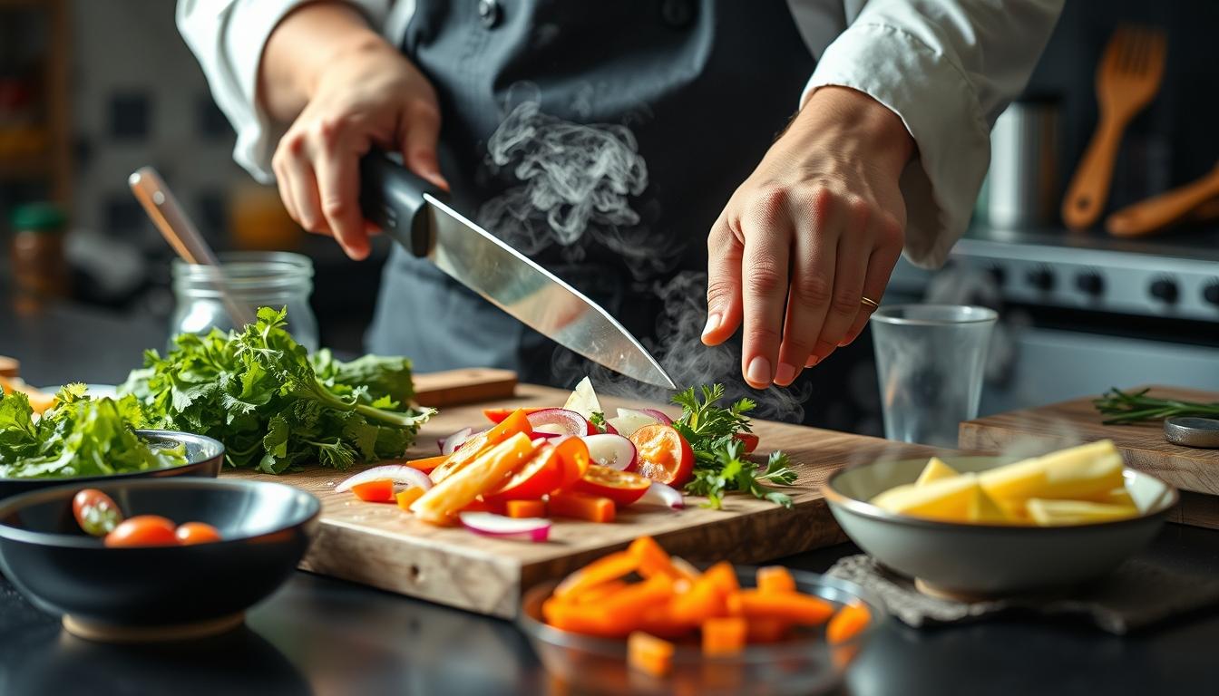Healthy home cooking bowl